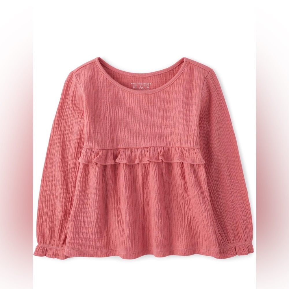 The Children's Place Coral Ruffle Blouse
